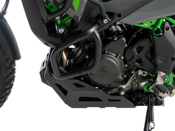 Motorschutzplatte schwarz für Kawasaki KLE 500 / SE (26-) Hepco & Becker
