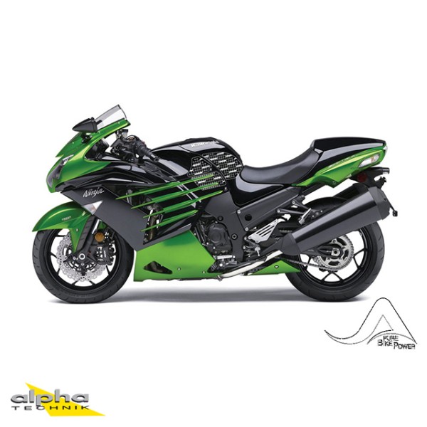 Stompgrip klar, Volcano, für Kawasaki ZZR1400, 2012-2020