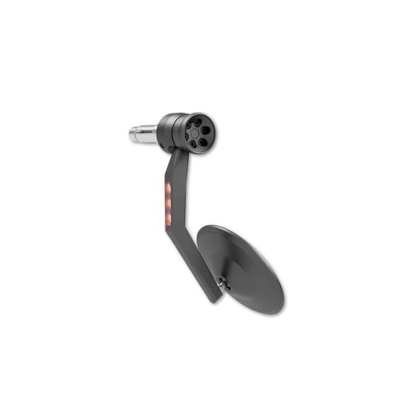HIGHSIDER pro Lenkerendenspiegel Montana-RIM Schwarz Mit LED Blinker (1Stck.)