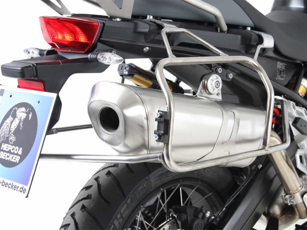 Seitenkofferträger Cutout Edelstahl für Xplorer Cutout Koffer 40/37 für BMW F 850 GS