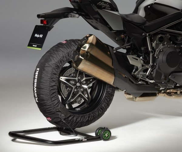 Reifenwärmer Set "Advanced" Original Kawasaki