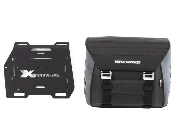 Seitentasche Xtravel Basic (Einzeltasche) links inkl. 1x Universaladapterplatte