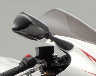 Spiegelabdeckung, Carbon Optik für Suzuki GSX1300R Hayabusa BJ. 2008-2012/ GSX1300R Hayabusa BJ. 201