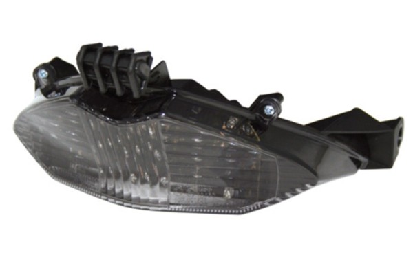 HIGHSIDER smart LED Rücklicht Schwarz Suzuki Style, E-Geprüft (1Stck)