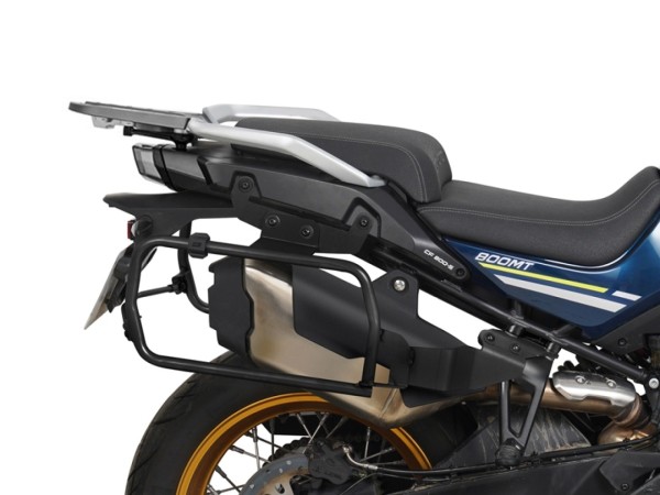 Shad Seitenkofferträger 4P System schwarz lackiert für CF Moto 800 MT