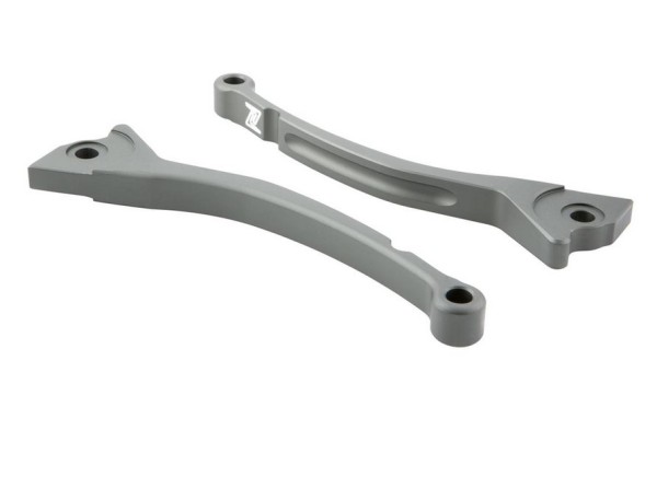 Sporthebel Set Bremse ZELIONI für Vespa, rechts und links, grau matt
