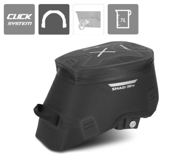 Shad Tankrucksack 7L, Click System, wasserdicht und abschliessbar