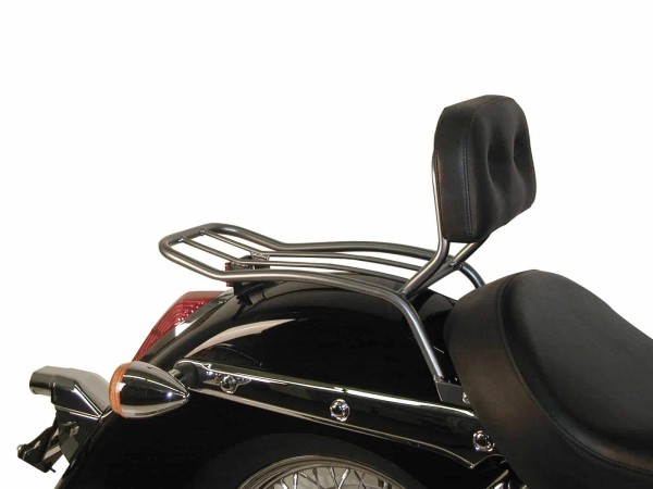 Solorack mit Rückenlehne chrom für Honda VT 750 C Shadow (04-07) Hepco & Becker