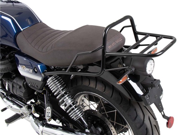 Rohrgepäckbrücke Topcase-Träger schwarz für Moto Guzzi V7 850 Stone Corsa (2024) Hepco & Becker