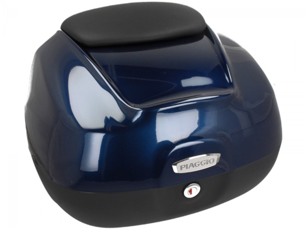 Top Case 37L mit Rückenlehne für Piaggio Medley 125/150 (16-18) - blue midnight 222/A