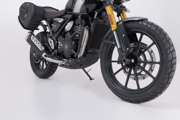 SW-Motech Motorschutzplatte schwarz für Triumph Scrambler 400 X /XC