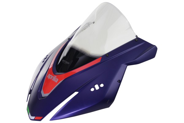 MRA Racingscheibe "R" - farblos - Aprilia RSV 4 1100 Factory 2021-