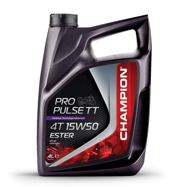 CHAMPION® Pro Pulse TT 4T 15W-50 Ester Motoröl - 4 Liter
