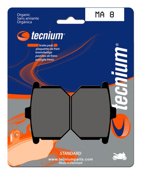 Tecnium Street Organische Bremsbeläge - MA8
