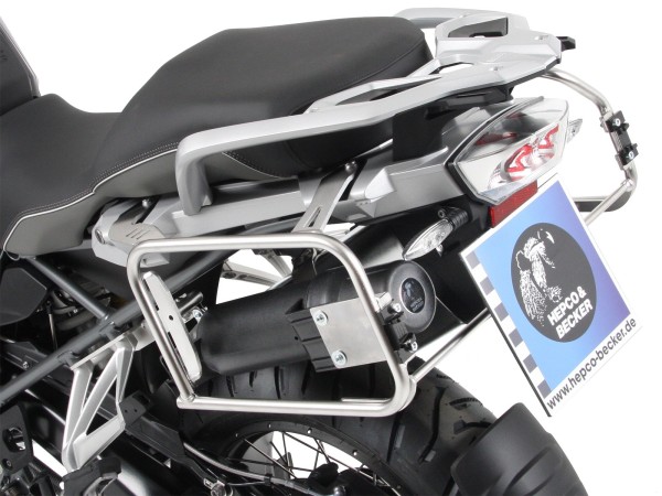 Werkzeugbox schwarz für Seitenkofferträger Cutout für BMW R 1250 GS (19-23) Hepco & Becker