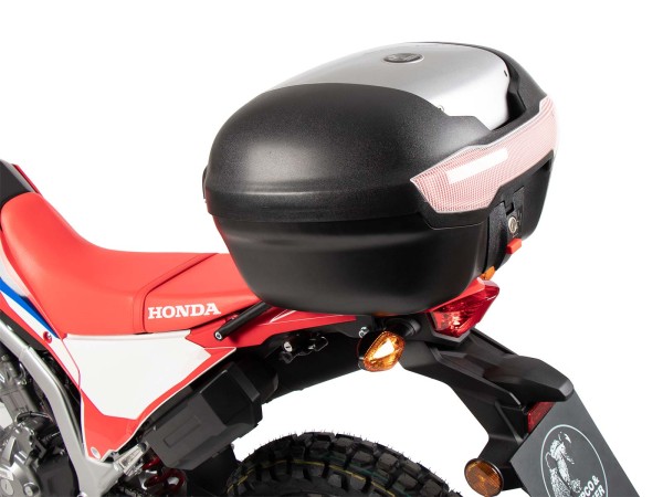 Topcase-Träger schwarz inkl. Journey Topcases 40 schwarz/silber für Honda CRF 300 Rally (21-)