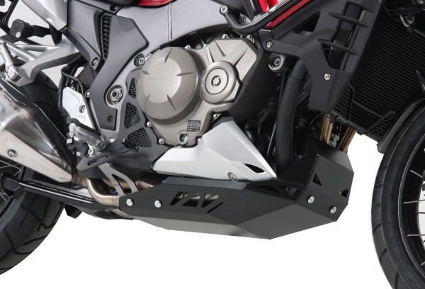 Motorschutzplatte schwarz für Honda VFR 1200 X Crosstourer (12-20) Hepco & Becker