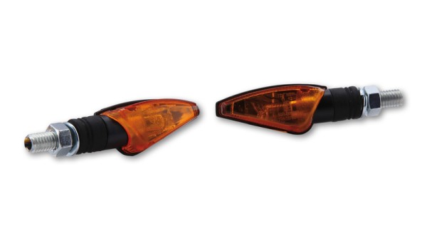 HIGHSIDER Smart Toledo Glühlampen Blinker Gehäuse Schwarz / Linse Orange (Paar), Vorn & Hinten