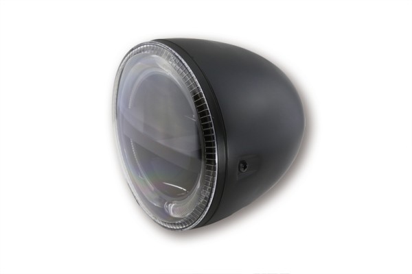 HIGHSIDER pro 5 3/4 Zoll Scheinwerfer Circle LED Schwarz E-Geprüft (1Stck)